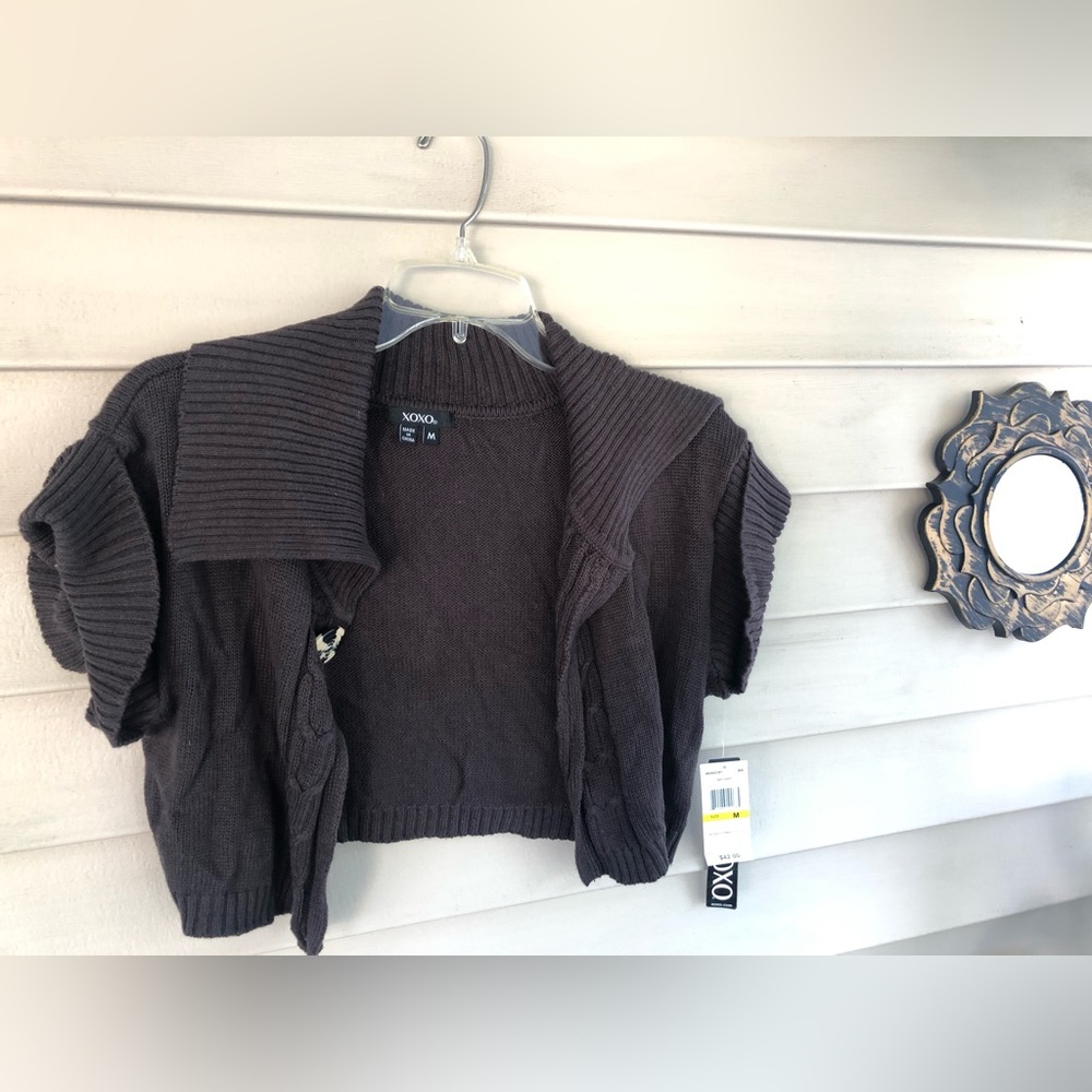 2000s era shrug style grey/gray sweater